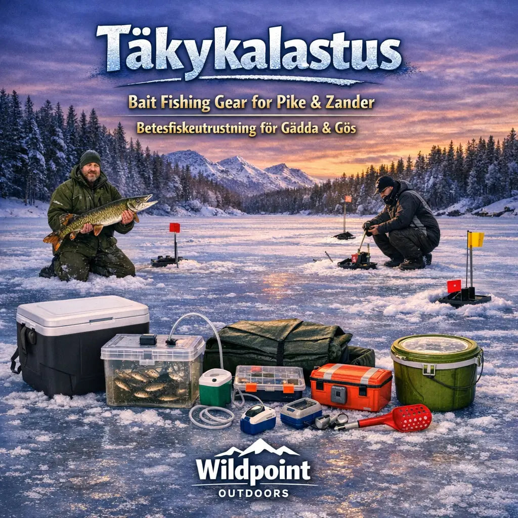 Täkykalastus tarvikkkeet - Ismete kalastus - Wildpoint Outdoors verkkokauppa