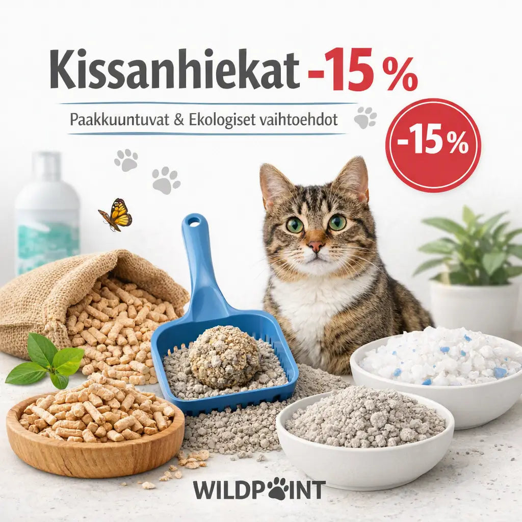 Kissanhiekat -15 % | Paakkuuntuvat & ekologiset vaihtoehdot