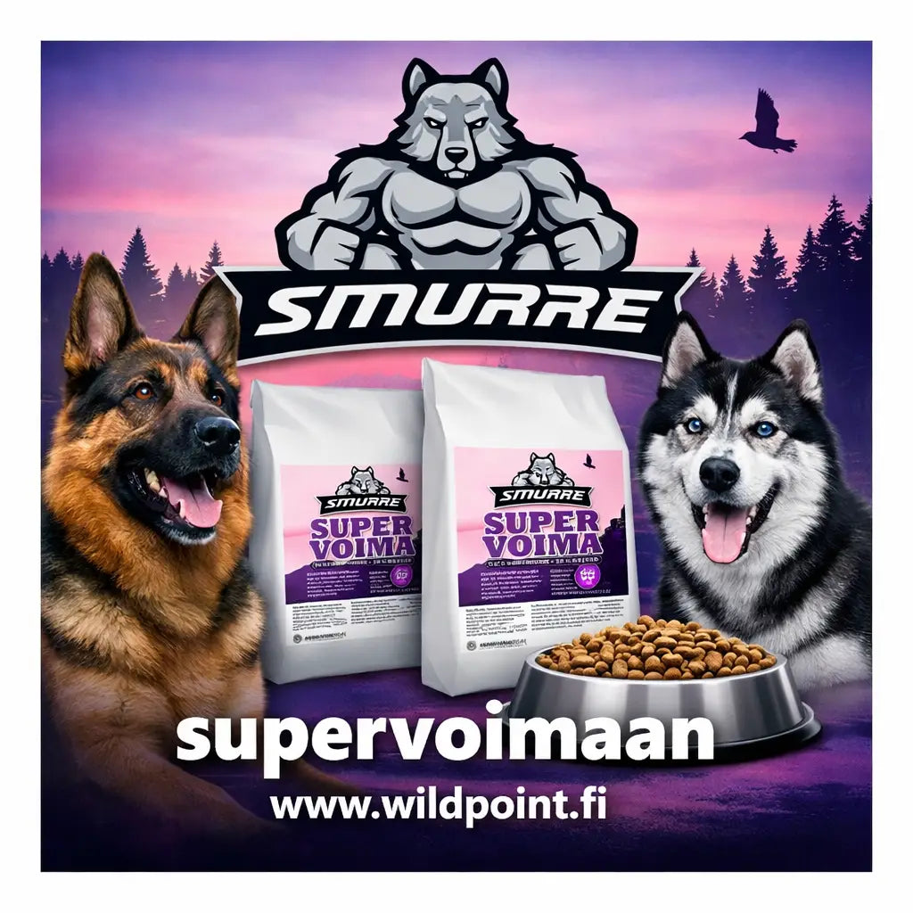Smurre koiran kuivaruoka 20kg säkeissä
