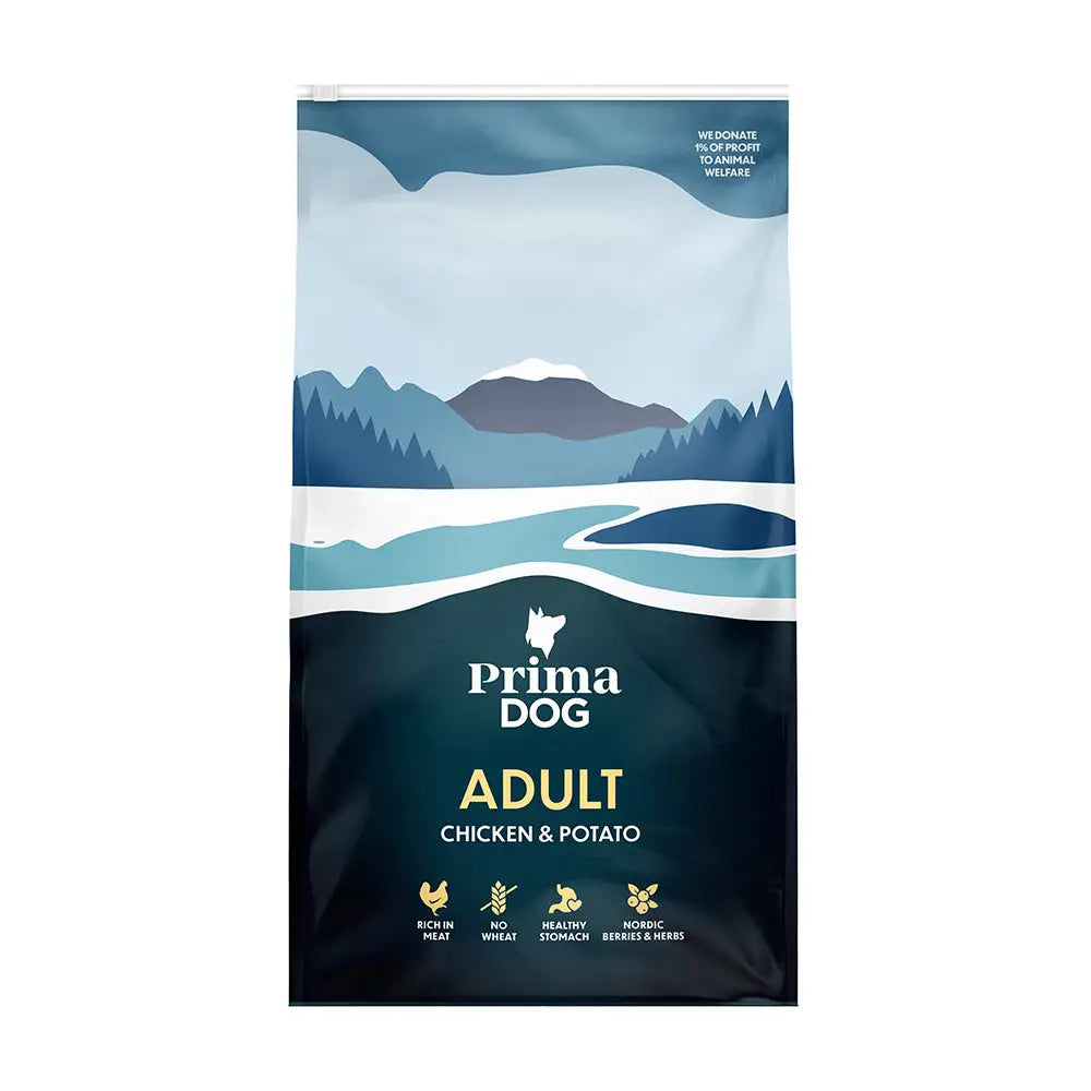 10kg primadog adult kana & peruna - aikuisten koirien ruoka retkeilyvarusteet verkkokaupasta 42,90 €