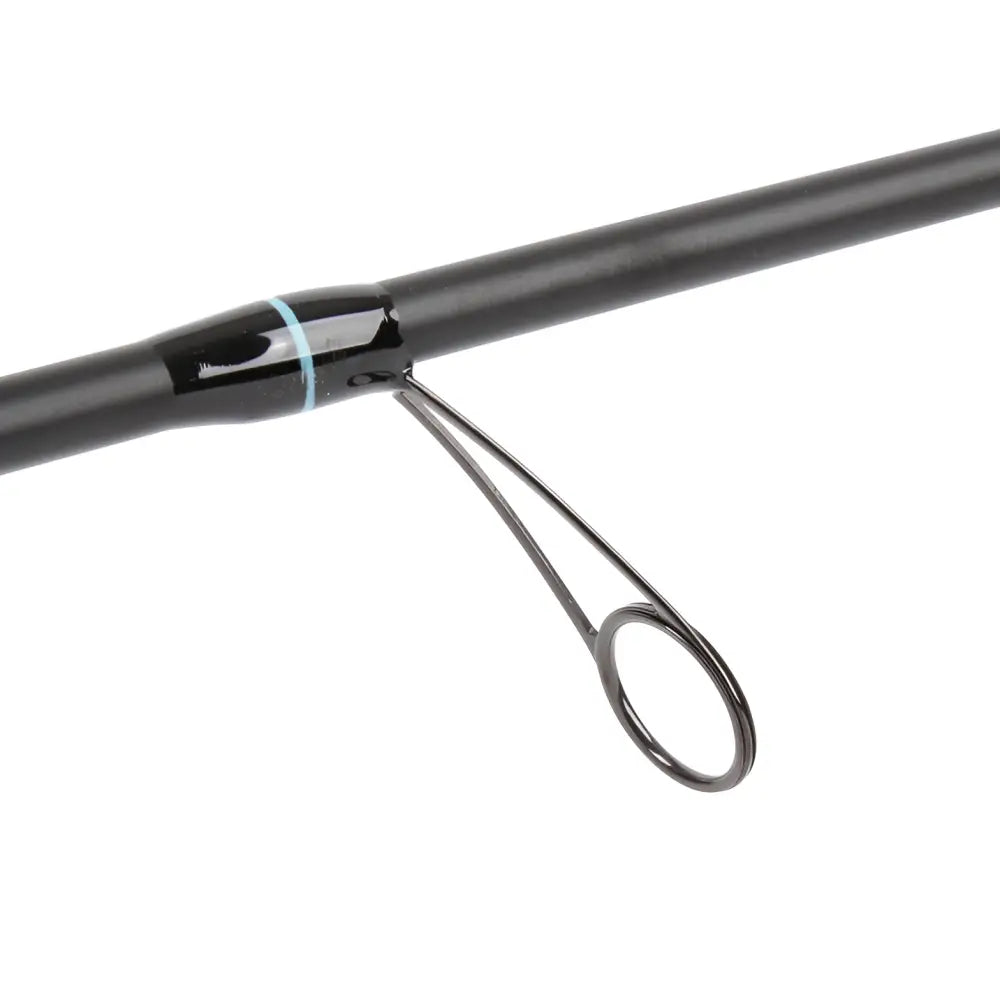 Aapo 2.0 ahvenvapa 208cm 5-18g kalastajan kanava musta hiilikuitu vapapilki sinisellä korostuksella