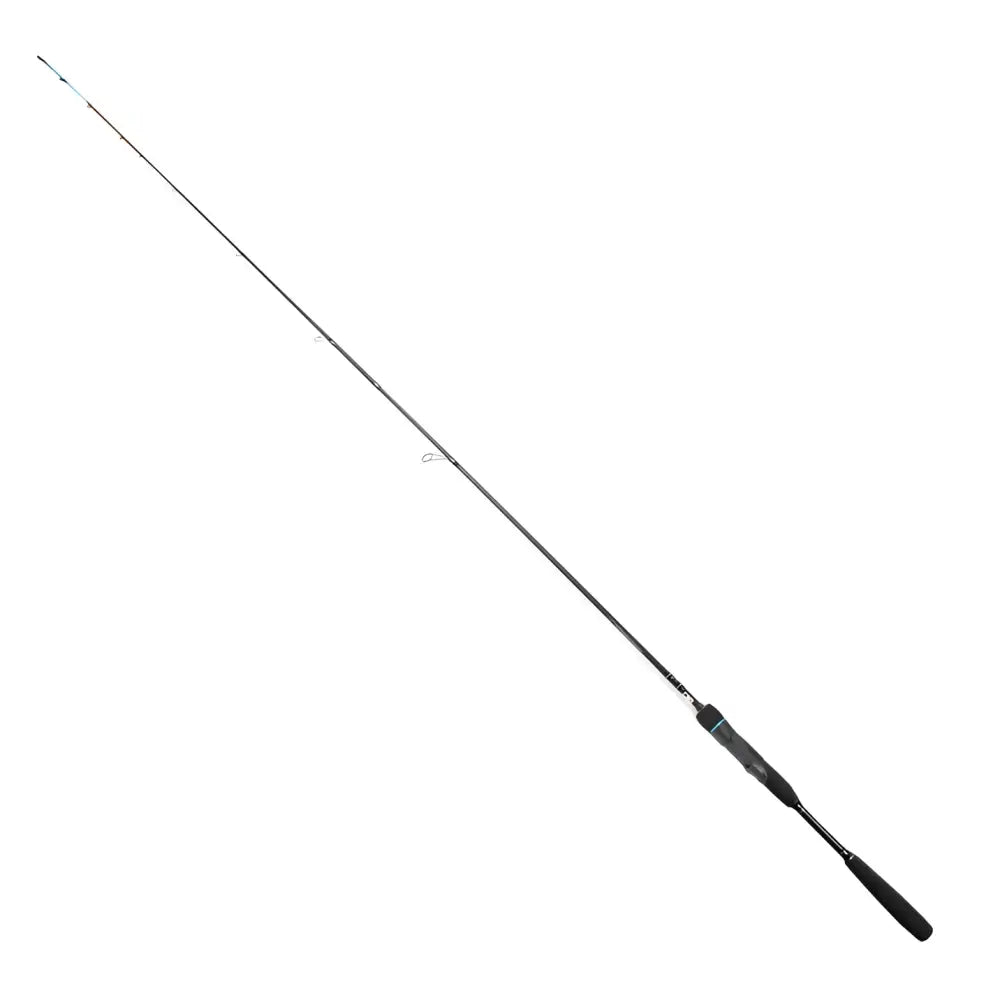 Aapo 2.0 ahvenvapa 208cm 5-18g kalastajan kanava musta ja hopeanvärinen vapapari teksturoidulla kahvalla