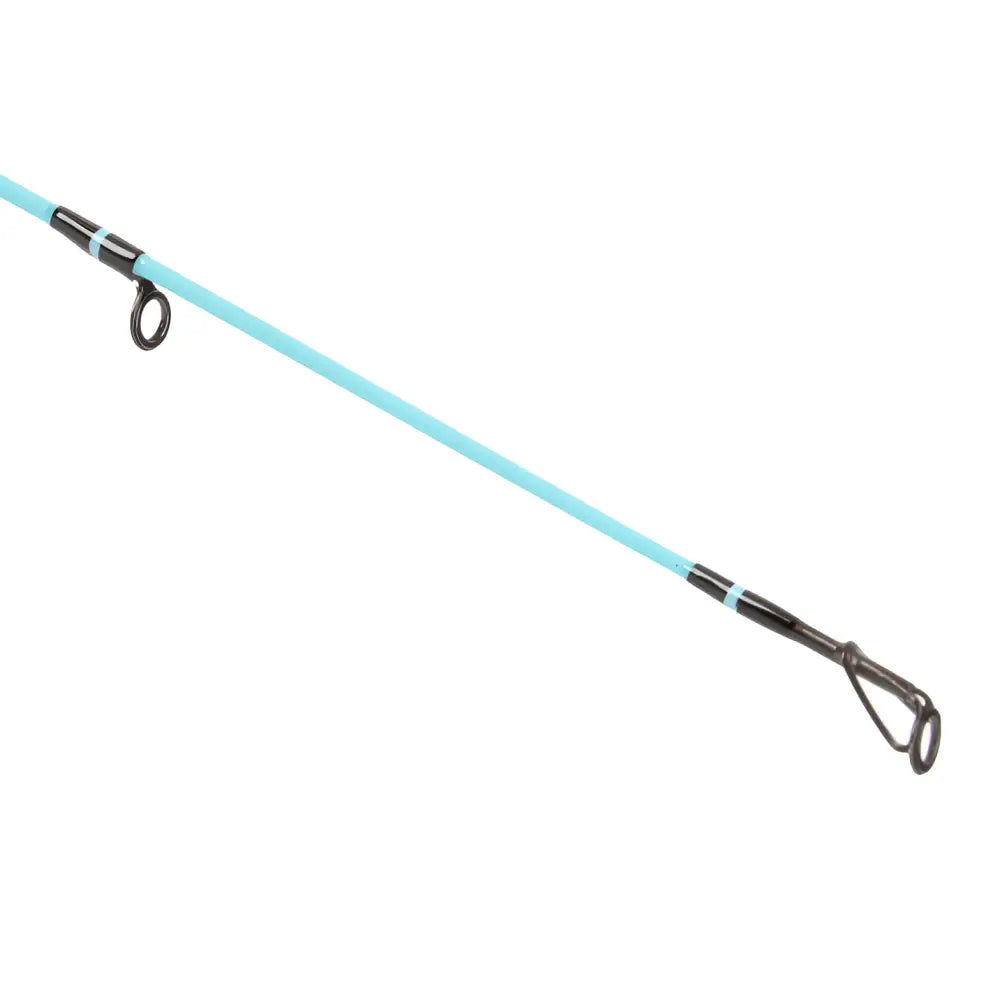 Light blue aapo 2.0 ahvenvapa 208cm with black grip and ring guides by Kalastajan Kanava