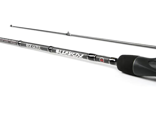 Blacksox bsx 662ul ultrakevyt musta ja hopea avokelavapa kalastukseen