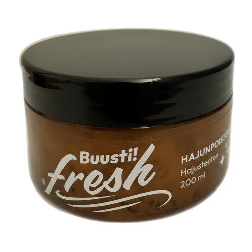 Buusti! Hajunpoistogeeli hajusteeton 200 ml - buusti hajusteeton - outlet poistotuote retkeilyvarusteet verkkokaupasta
