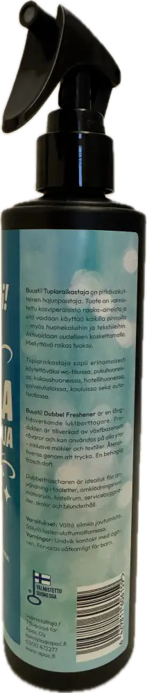Buusti! Tuplaraikastaja 300ml - wildpoint outdoors retkeilyvarusteet verkkokaupasta 14,90 €