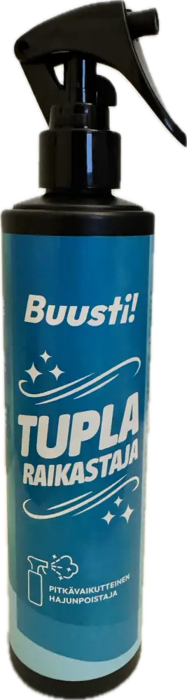 Buusti! Tuplaraikastaja 300ml - wildpoint outdoors retkeilyvarusteet verkkokaupasta 14,90 €