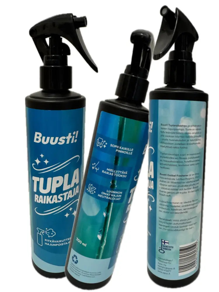 Buusti! Tuplaraikastaja 300ml - wildpoint outdoors retkeilyvarusteet verkkokaupasta 14,90 €