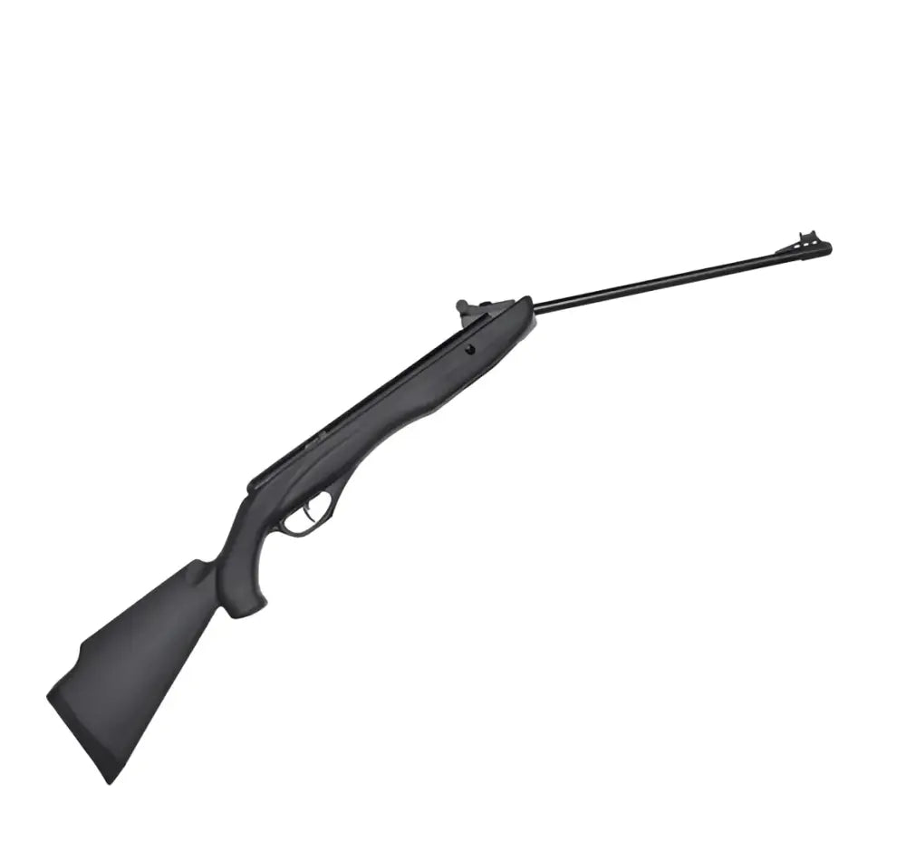 Musta muovinen crosman fury np 4.5mm ilmakivääri ergonomisella muotoilulla ja mattapintaisella viimeistelyllä