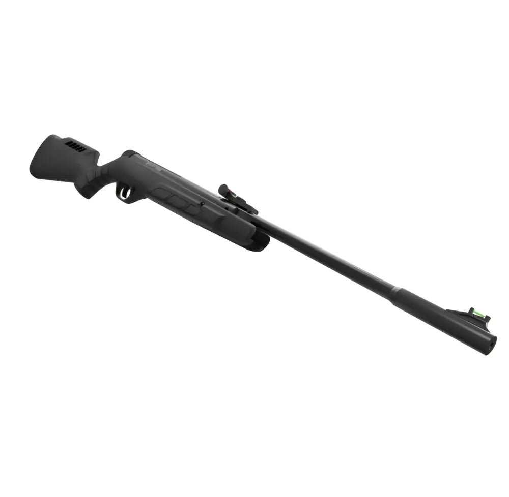 Crosman tyro 4.5mm ilmakivääri mustaa muovia ja vihreällä takatähtäimellä modernilla muotoilulla
