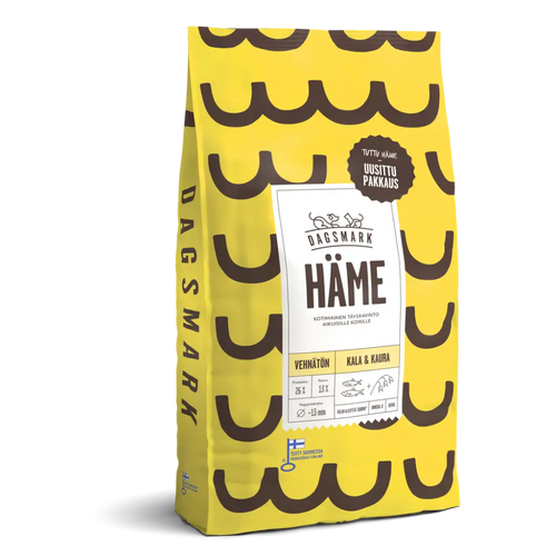 Dagsmark häme vehnätön kala-kaura 10 kg - koiran kuivaruoka retkeilyvarusteet verkkokaupasta 42,90 €
