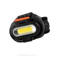 Black nebo einstein 1500 flex otsalamppu oranssilla yksityiskohdalla ja kirkkaalla keltaisella led-valolla