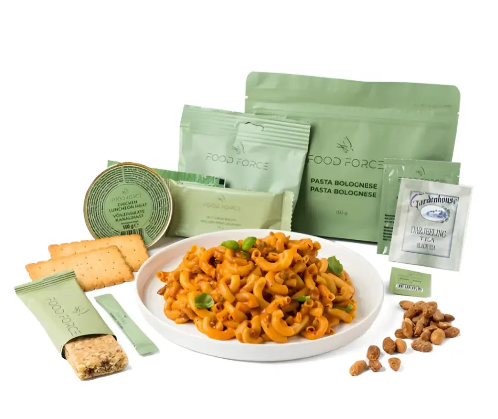 Food force pasta bolognese mre ateriapaketti - retkeilyvarusteet verkkokaupasta 12,49 €