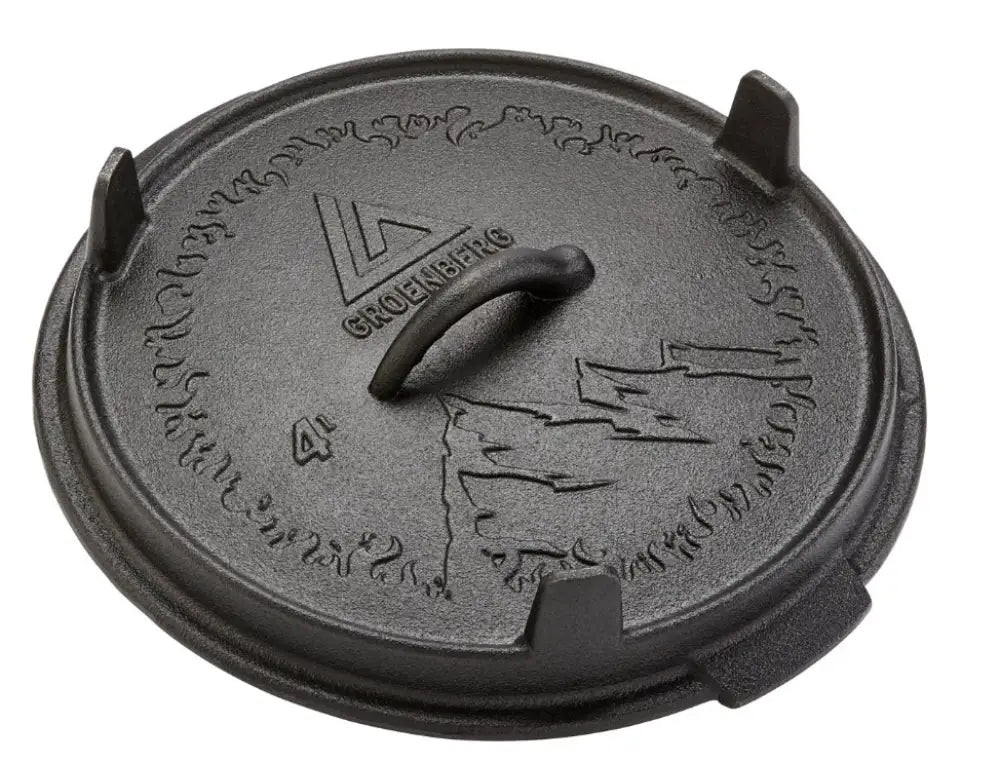 Groenberg askja valurautapata 4 l ø25 cm - wildpoint retkeilyvarusteet verkkokaupasta 58,90 €