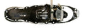 Black carbon fiber gv mountain extreme 8 x 30 snowshoe with silver metal frame and adjustable straps for snow trekking
