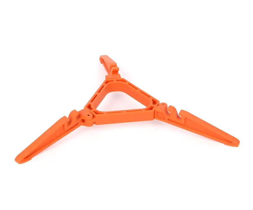Bright orange muovinen kolmijalkainen teleskooppistandihhahhus t14 retkikeitin tukikehys