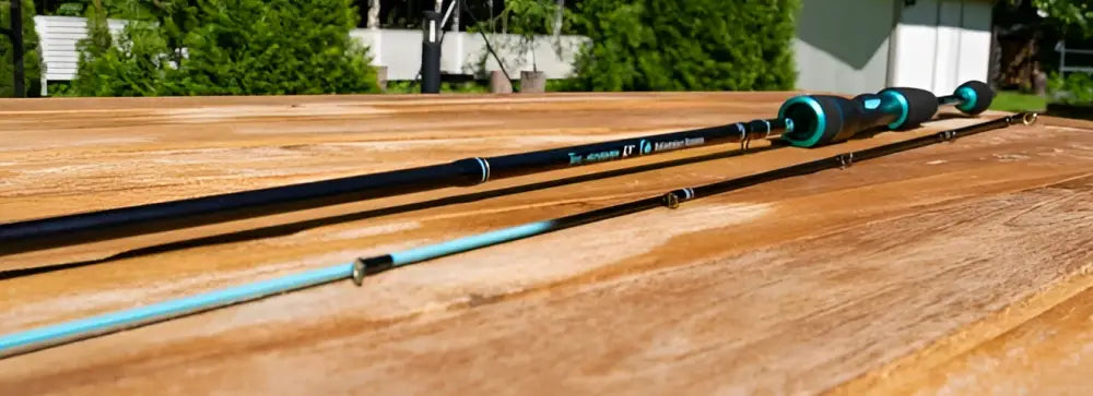 Kalastajan Kanava Tirri micro vapa 183cm 0.9-8.5g musta ja tehostevihreä moderni kala/kalastusvapa