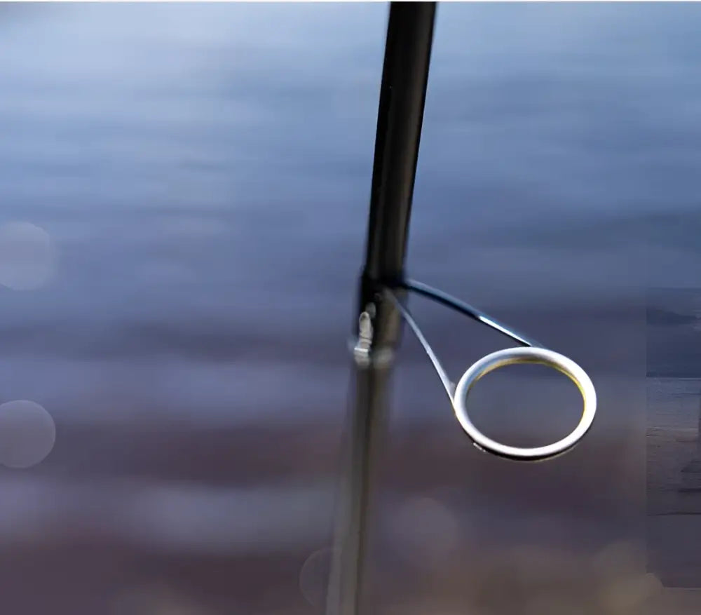 Kalastajan kanava tirri micro vapa 183cm hopeanvärinen metallinen kahva ja ohut lanka rengas kiinnityksellä