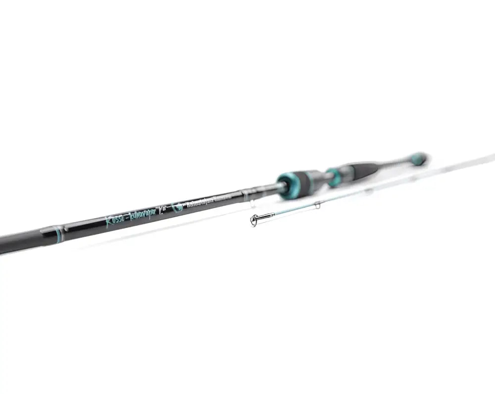 Mustavihreä ja petroolinsininen kössi-kuhavapa kalastajan kanava 7.2 jalkaa 10-25g nopea wildpoint outdoors ross-adventurer 12