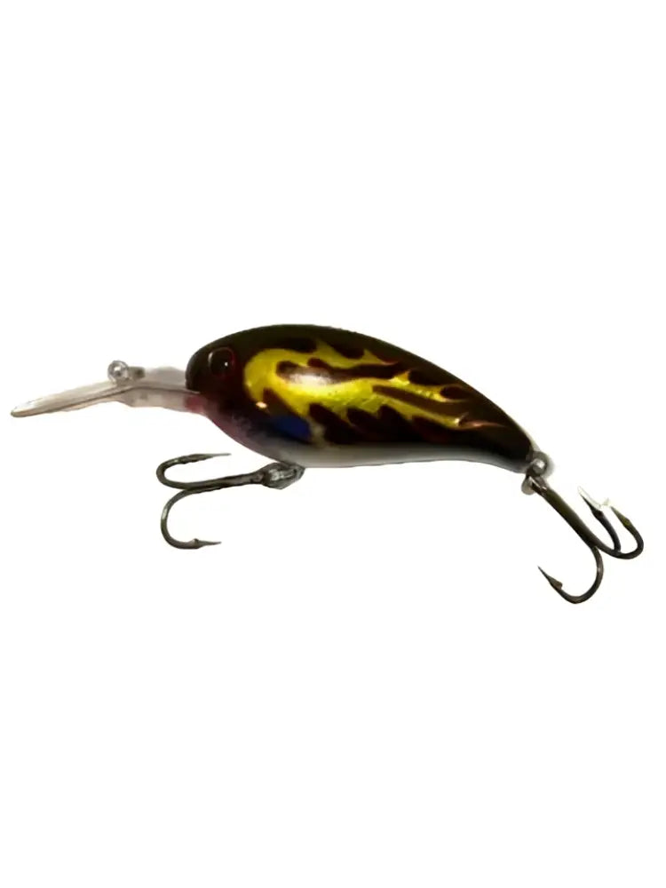 Liekki wobbler erikoisvaappu 7cm 14g metallinen kalastuspilkki liekkikuviolla ja kolmella kolmioukolla