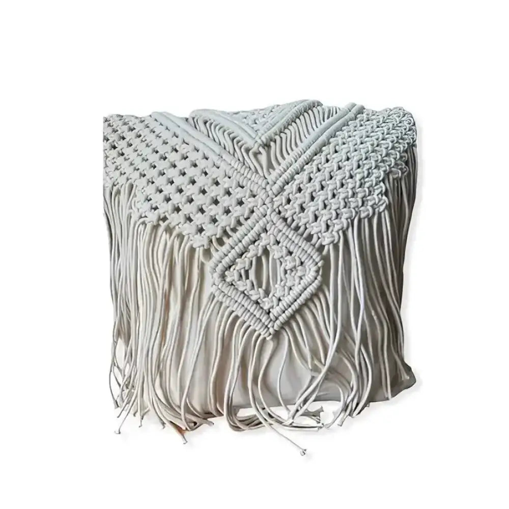Makramee tyynynpäällinen - luonnonvalkoinen 2 - wildpoint outdoors retkeilyvarusteet verkkokaupasta 27,90 €