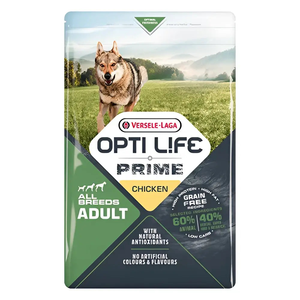 Opti life prime adult kana - 2.5kg - wildpoint outdoors retkeilyvarusteet verkkokaupasta 21,90 €