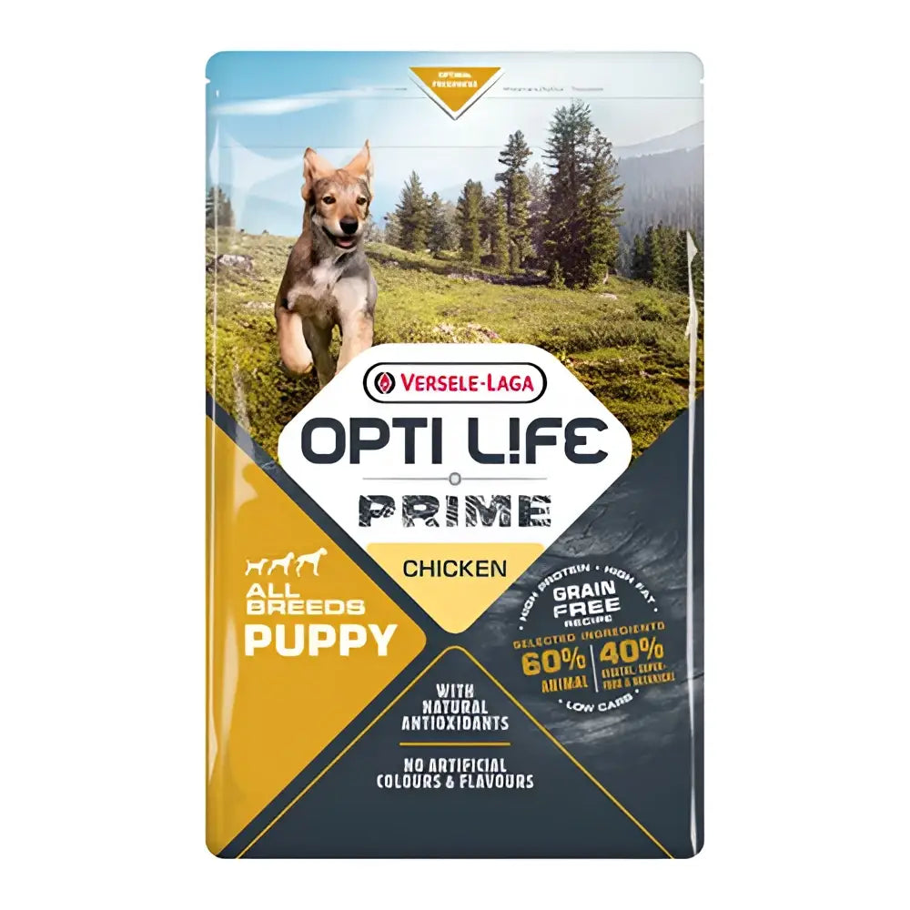 Opti life prime puppy kana - 2.5kg - wildpoint outdoors retkeilyvarusteet verkkokaupasta 21,90 €