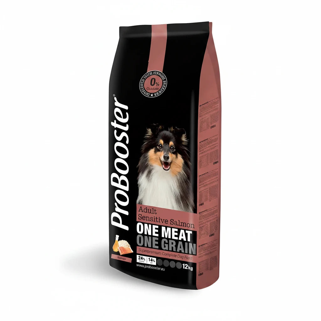Probooster adult sensitive salmon - 2kg - koiranruoka lohi retkeilyvarusteet verkkokaupasta 16,50 €