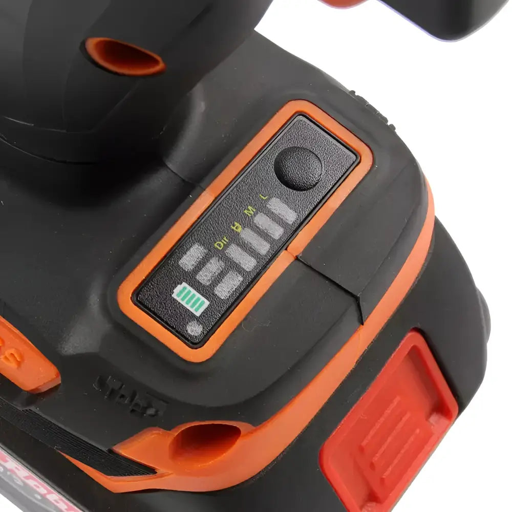 Robota akkuporakone 13mm dc-d18v runko musta ja oranssi langaton porakone digitaalisella akkupaneelilla