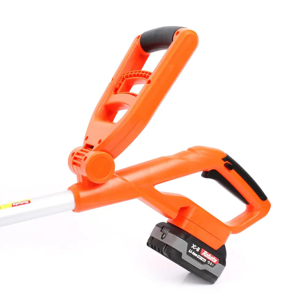 Robota dc-gt18v akkutrimmeri runko oranssi ja musta langaton pensasleikkuri ergonomisella muotoilulla