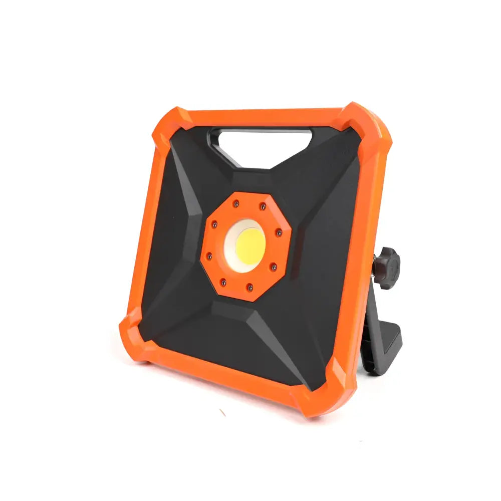 Robota dc-l18v akkukäyttöinen oranssi-musta kulutusta kestävä cob led työvalo kuusikulmaisella linssillä