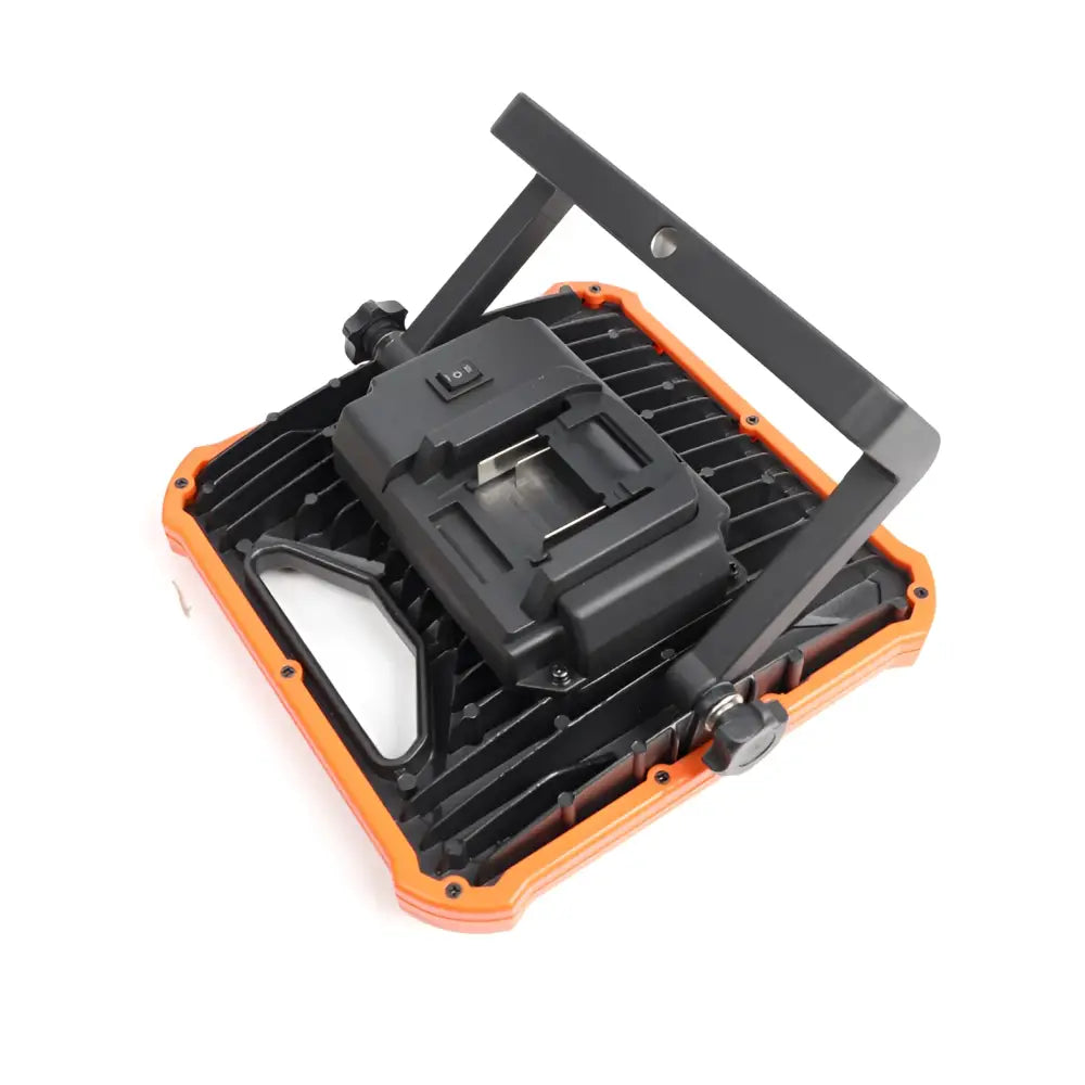 Robota DC-L18V akkukäyttöinen oranssi ja musta COB led työvalo taittuvalla jalustalla