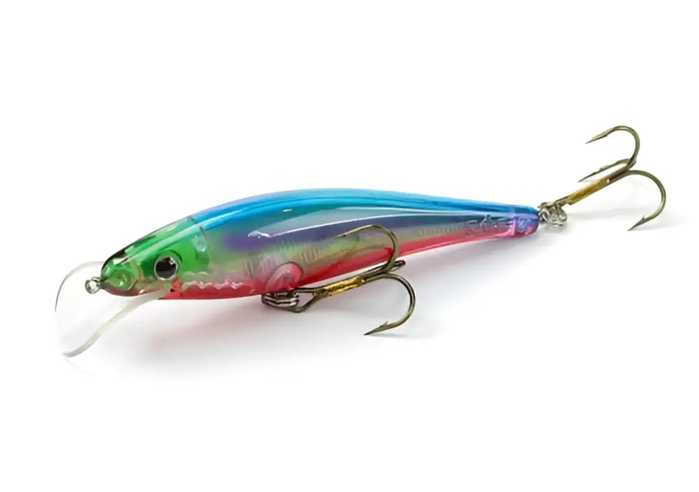 Vibrantti, helmiäisen värinen scandinavian tackle gator wobbler 11cm kovakehoinen viehe metallisilla kolmihaarakoukkuilla