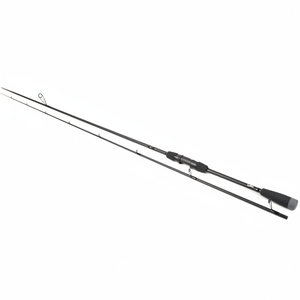 Black carbon fiber scandinavian tackle gloss s612 6’10 avokelavapa with textured grip and sleek modern design