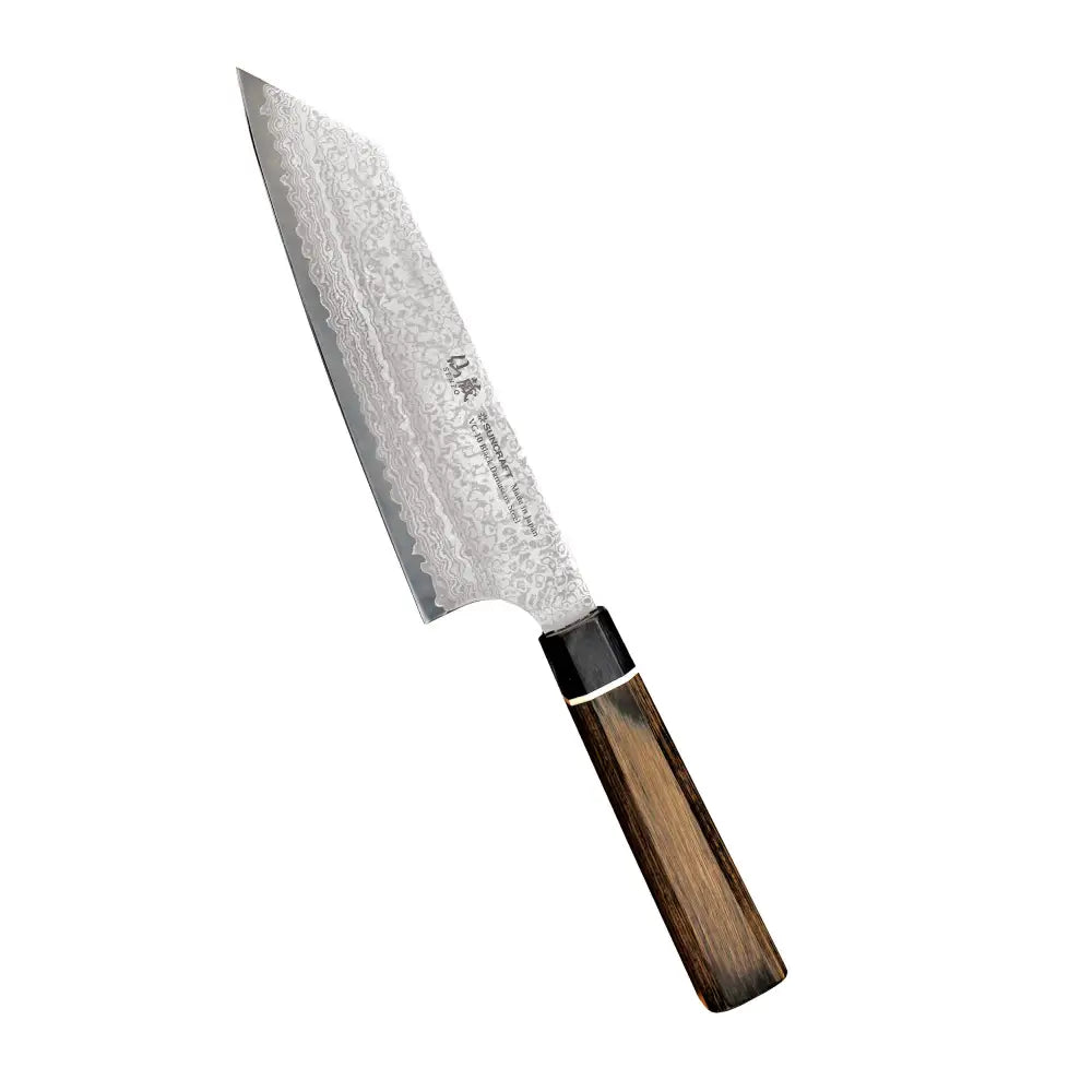 Suncraft senzo damascus black kiritsukeveitsi 16,5 cm - veitset retkeilyvarusteet verkkokaupasta 175 €