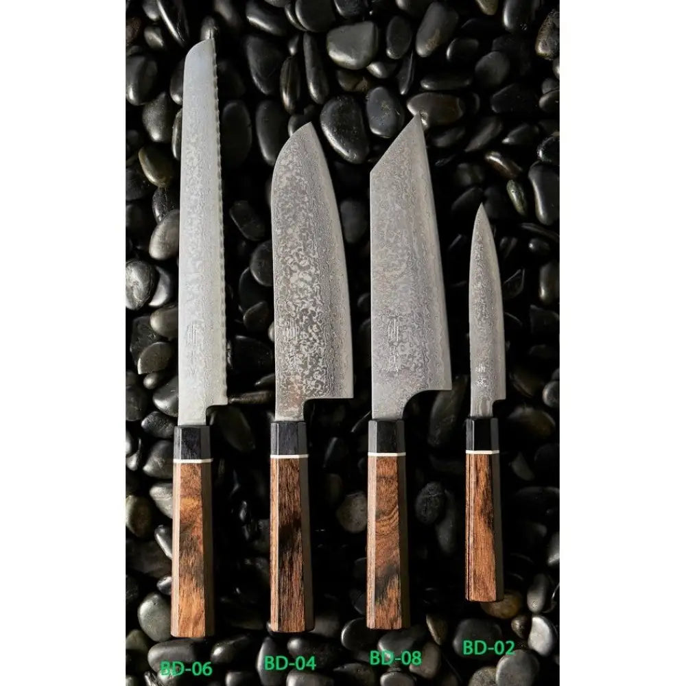 Suncraft senzo damascus black leipäveitsi 22 cm - veitset retkeilyvarusteet verkkokaupasta 175 €