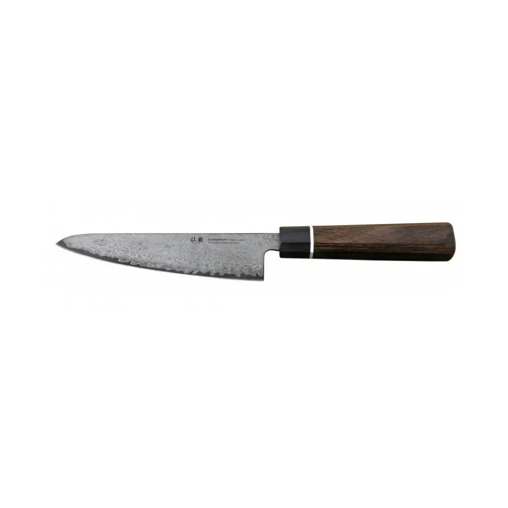 Suncraft senzo damascus black mini santoku veitsi 14 cm - veitset retkeilyvarusteet verkkokaupasta 135 €