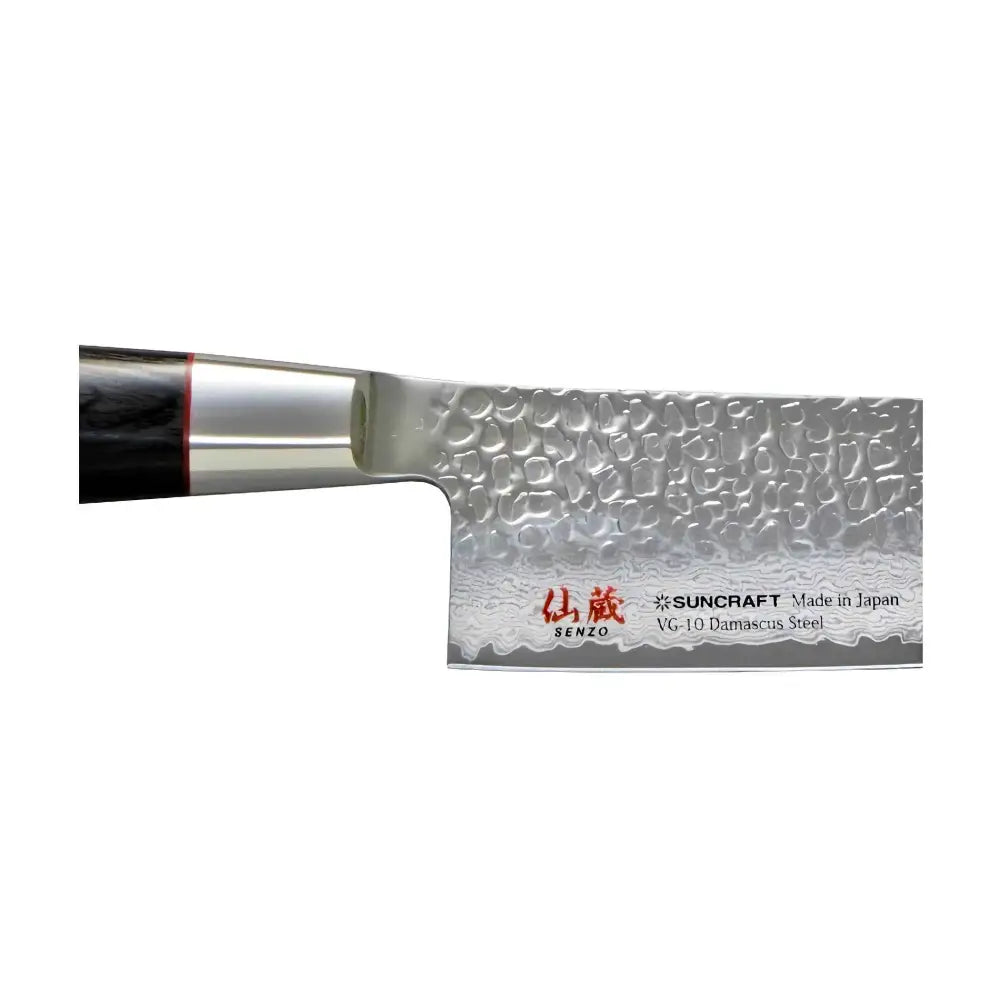 Suncraft senzo damascus santoku-veitsi 16,7 cm japanilainen laatuterä - made in japan retkeilyvarusteet verkkokaupasta