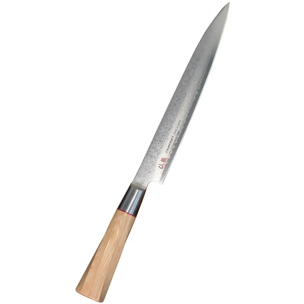 Suncraft senzo damascus twisted octagon sashimi veitsi 21 cm - veitset retkeilyvarusteet verkkokaupasta 205 €