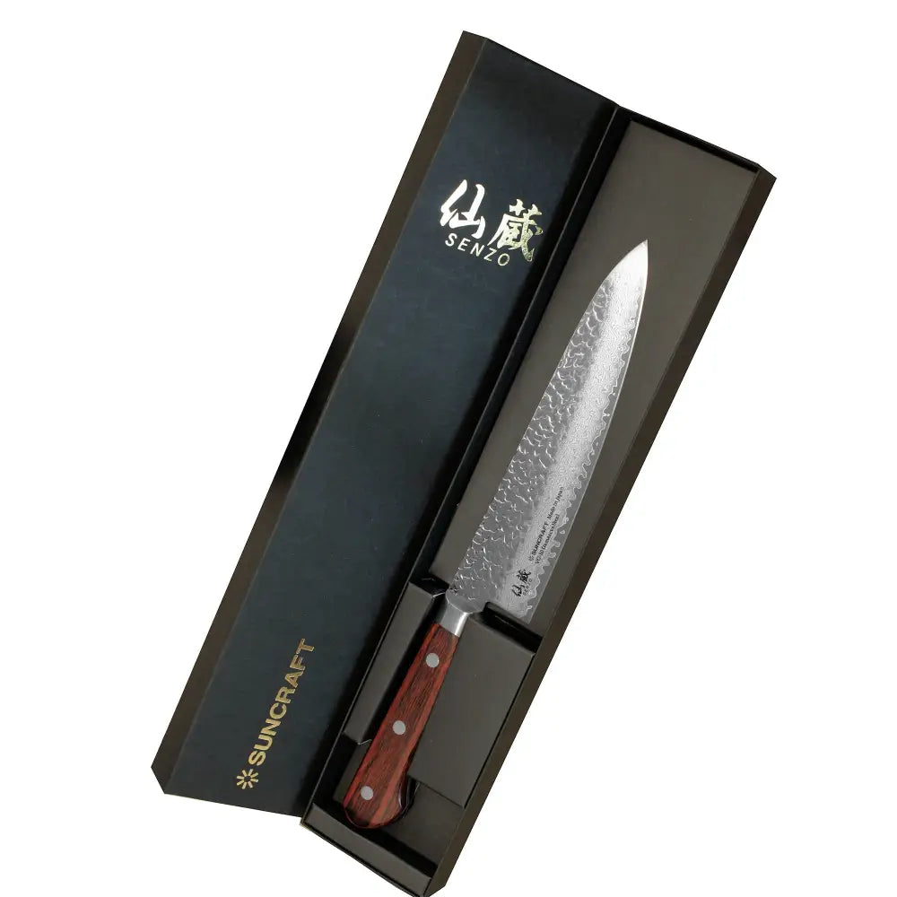 Suncraft senzo damascus universal kokkiveitsi 18 cm - veitset retkeilyvarusteet verkkokaupasta 150 €