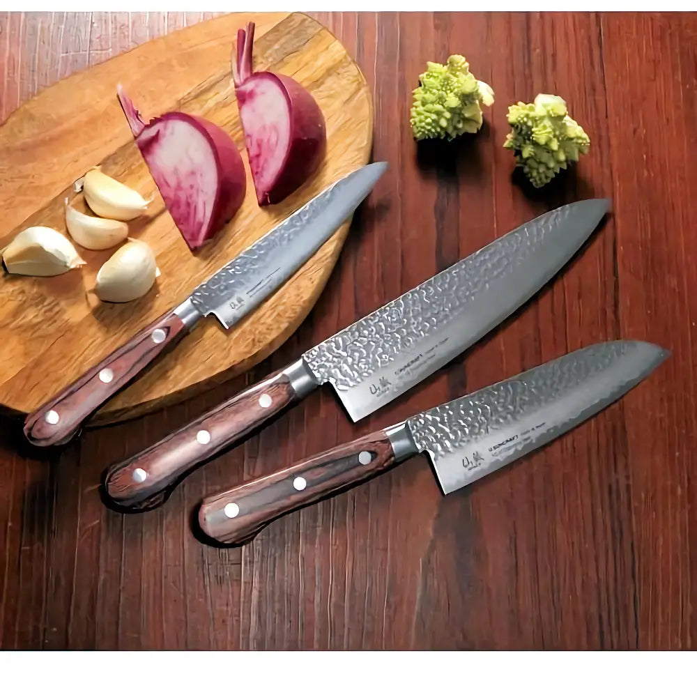 Suncraft senzo damascus universal kokkiveitsi 18 cm - veitset retkeilyvarusteet verkkokaupasta 150 €