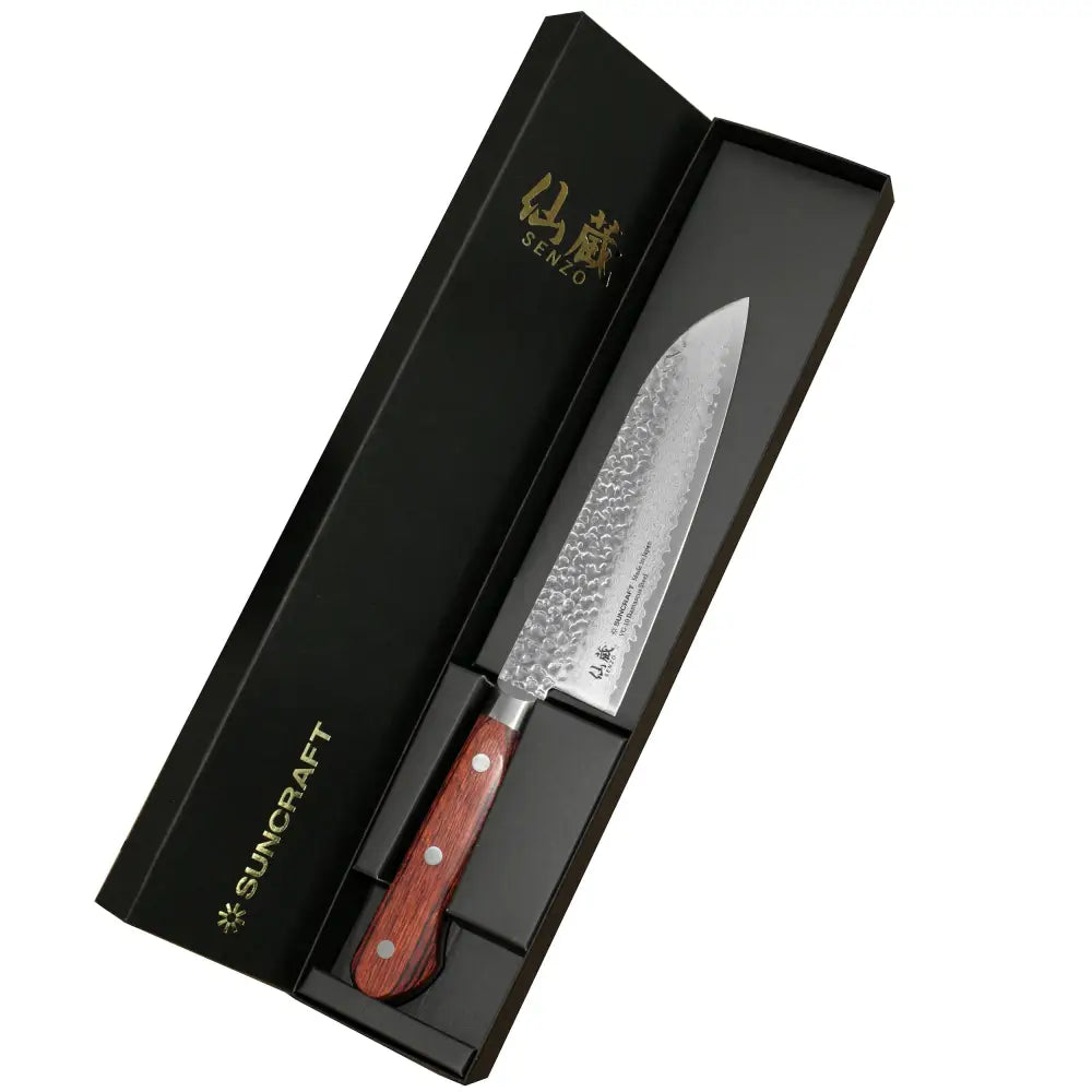 Suncraft senzo damascus universal santoku 16,5 cm - made in japan retkeilyvarusteet verkkokaupasta 145 €