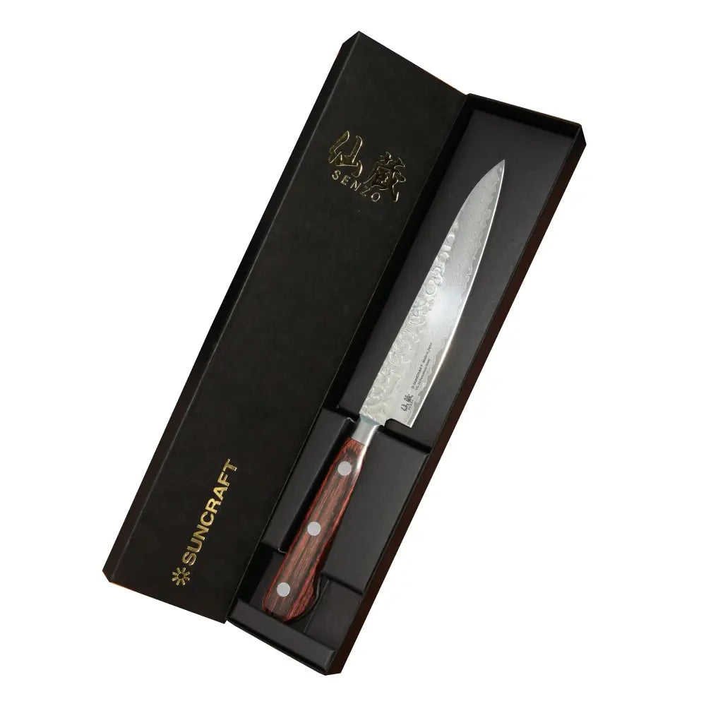 Suncraft senzo damascus universal vihannesveitsi 13,5 cm - veitset retkeilyvarusteet verkkokaupasta 98 €