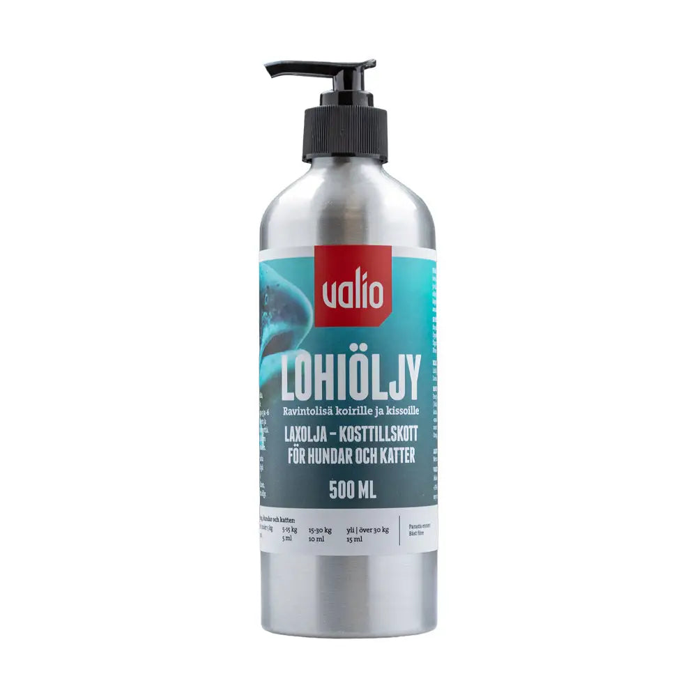 Valio lohiöljy 500 ml - lohiöljy lemmikille retkeilyvarusteet verkkokaupasta 14,90 €