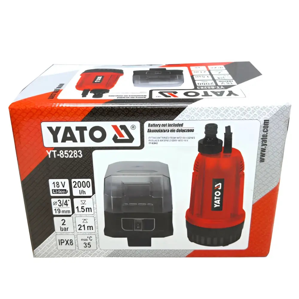 Yato akku-uppopumppu 18v 1.5 m runko - uppopumppu 1.5m retkeilyvarusteet verkkokaupasta 55,90 €